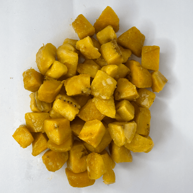 Cubos de platano