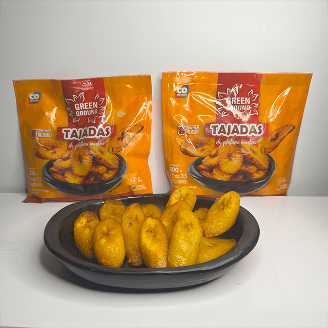 Tajadas de plátano maduro